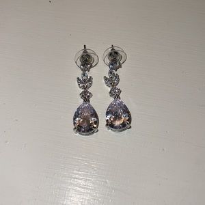 SWEET&V Crystal drop earrings brand new never worn